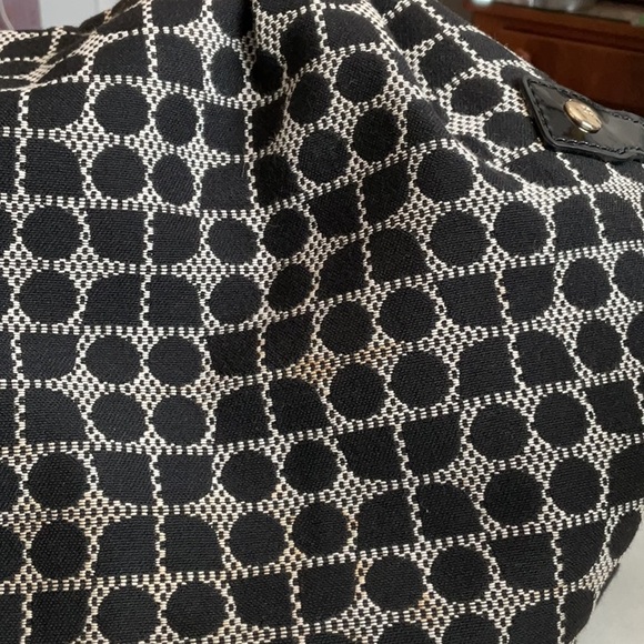 Vintage Kate Spade Stylish Black and White Tote Bag - Picture 8 of 11